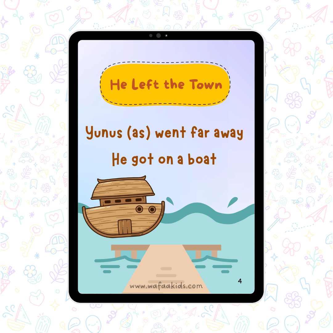 Prophet Yunus ‘AS’ – Islamic Ebooks For Kids