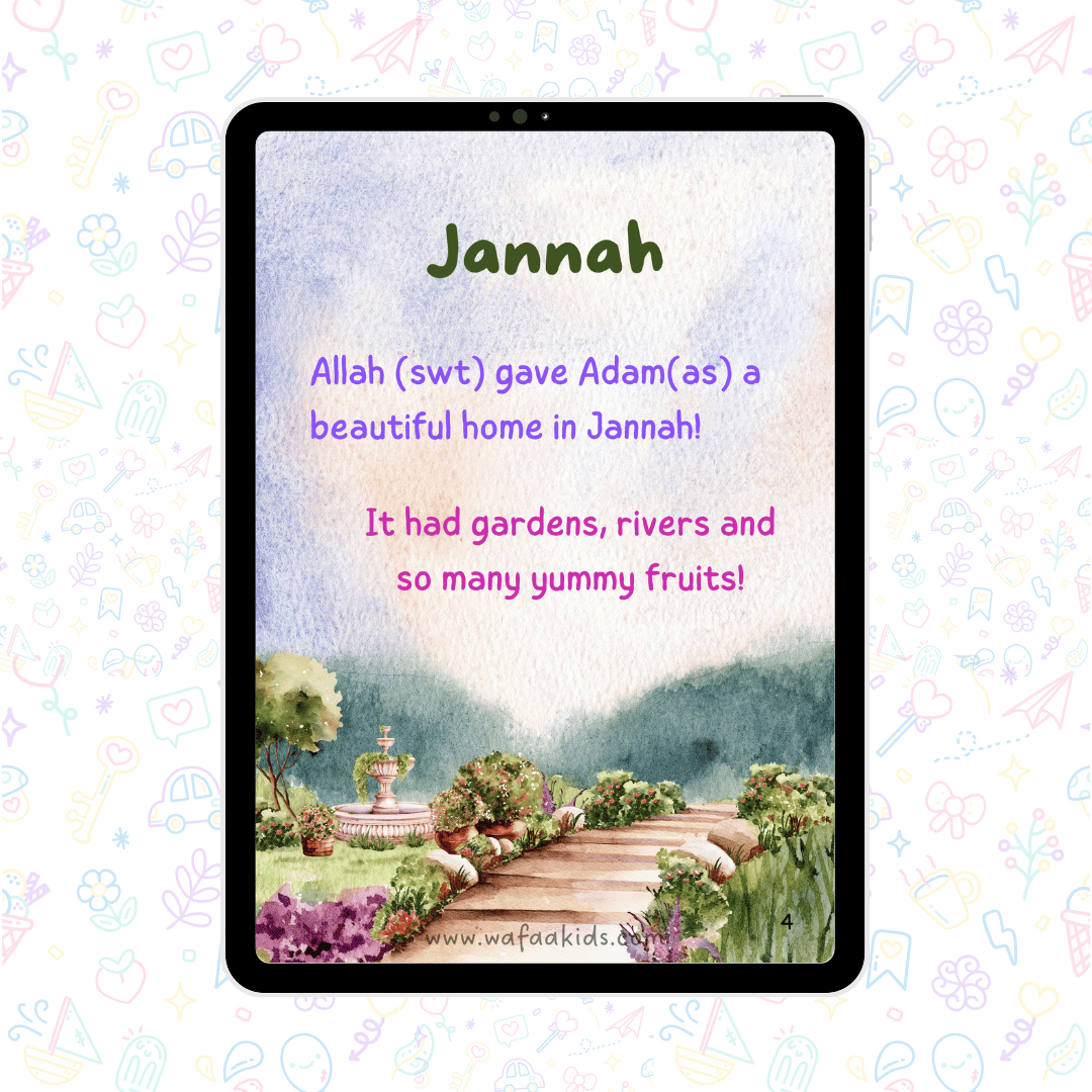 Prophet Adam Story - Islamic books for kids​ ​- 1
