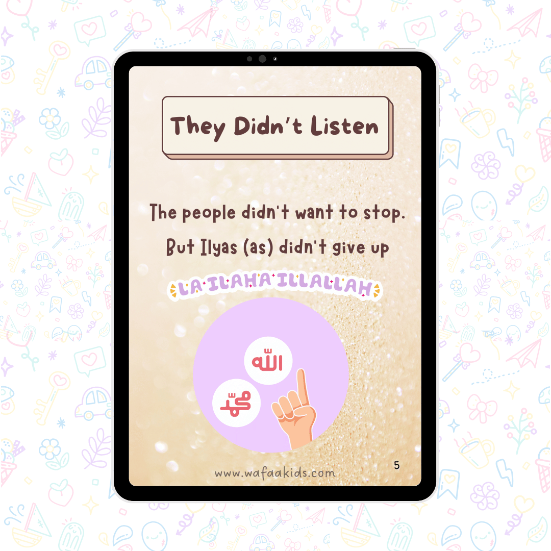 Prophet Ilyas ‘AS’ – Islamic Ebooks For Kids